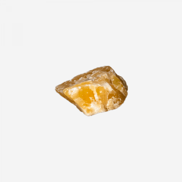 Orange calcit sokkel