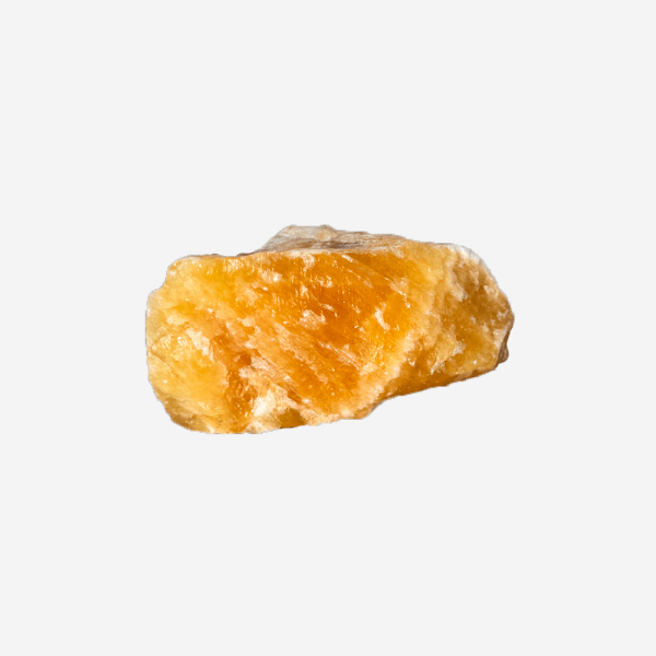 Orange calcit sokkel