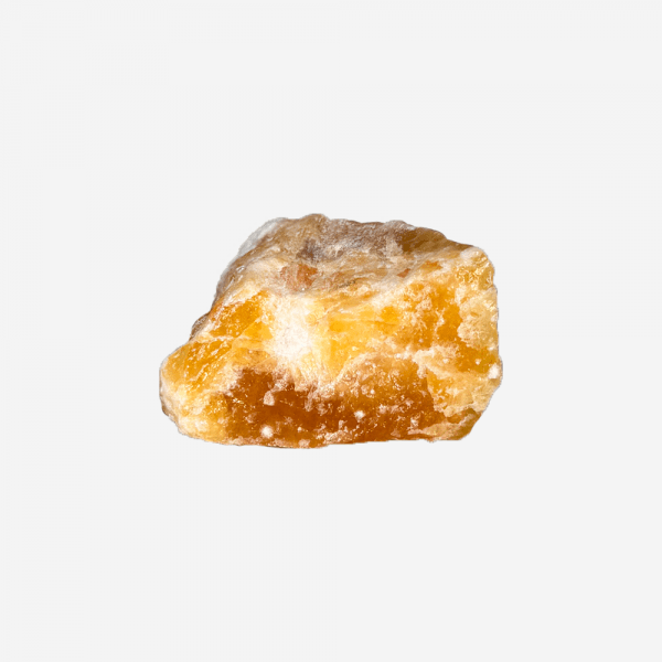 Orange calcit sokkel